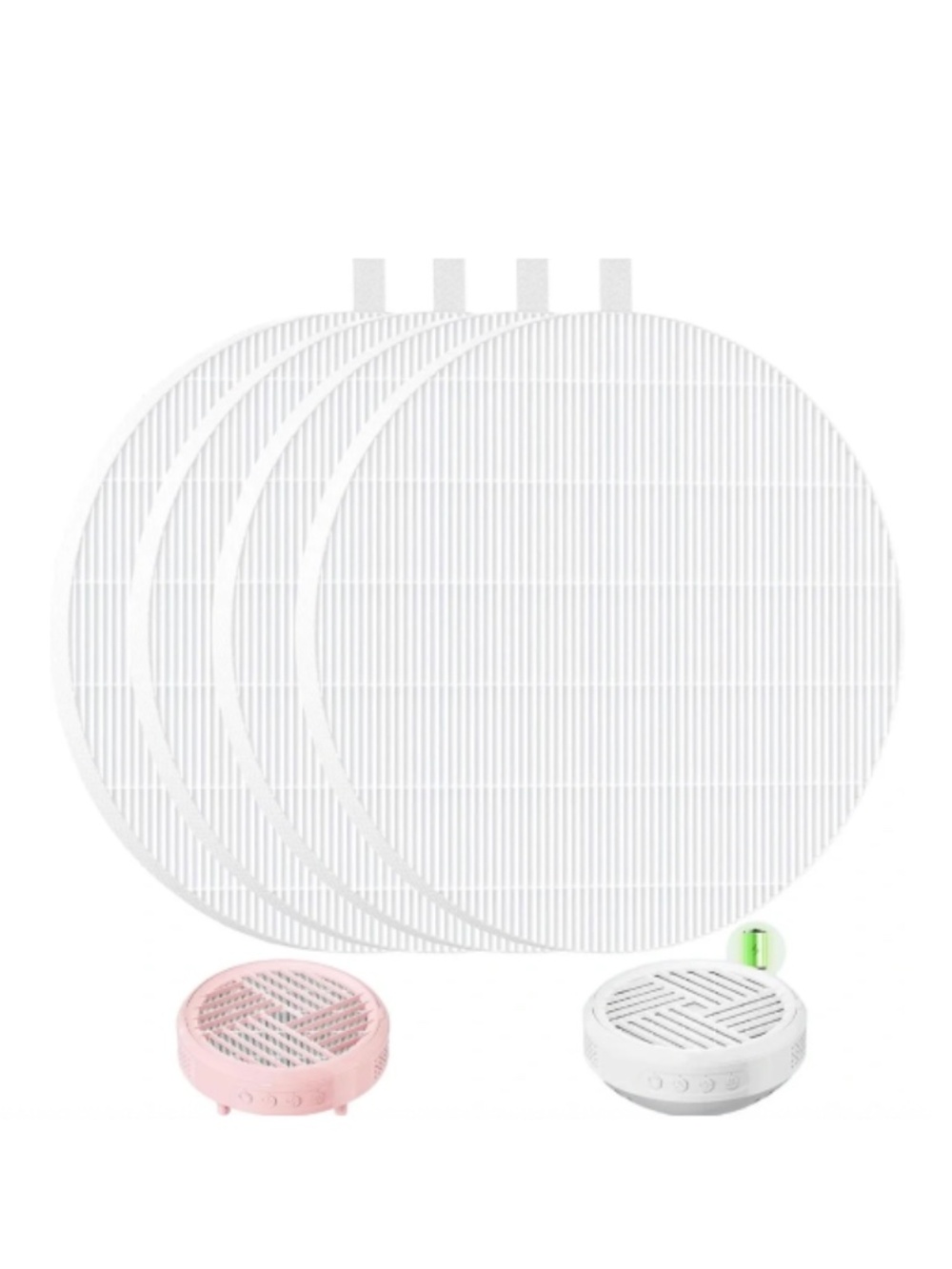 MelodySusie Nail Dust Collector Replacement Filters 4 Pack